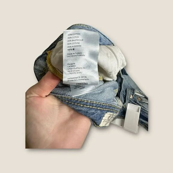 Free People We The Free Jeans Womens 26 Distressed Ripped Button Fly Raw Hem - Picture 6 of 6